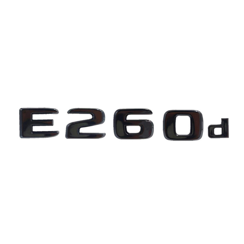 MBZ-E-CLASS-TRUNK LETTERS, High Quality ABS Mercedes-Benz E Class Trunk Letter Emblem Sticker