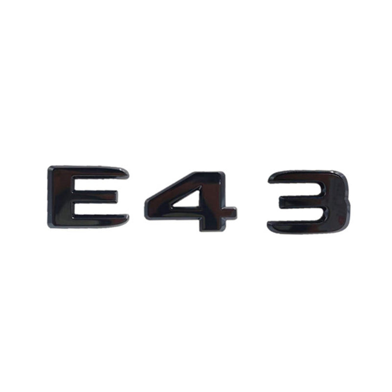 MBZ-E-CLASS-TRUNK LETTERS, High Quality ABS Mercedes-Benz E Class Trunk Letter Emblem Sticker