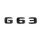 MBZ-G-CLASS-TRUNK LETTERS, High Quality ABS Mercedes-Benz G-CLASS Trunk Letter Emblem Sticker