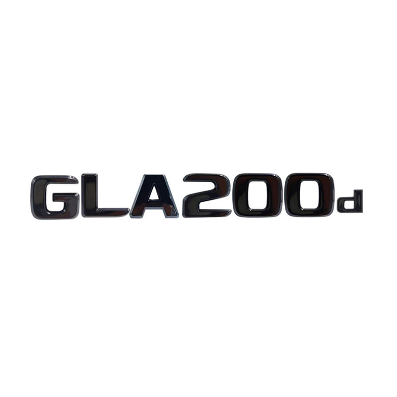 MBZ-GLA-TRUNK LETTERS, High Quality ABS Mercedes-Benz GLA Trunk Letter Emblem Sticker