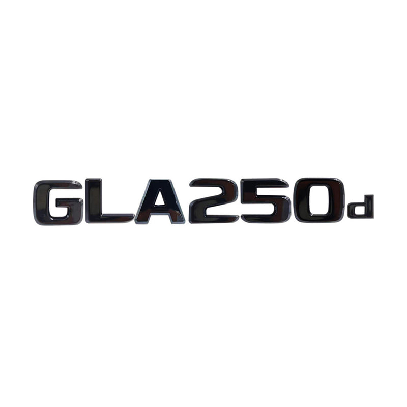 MBZ-GLA-TRUNK LETTERS, High Quality ABS Mercedes-Benz GLA Trunk Letter Emblem Sticker