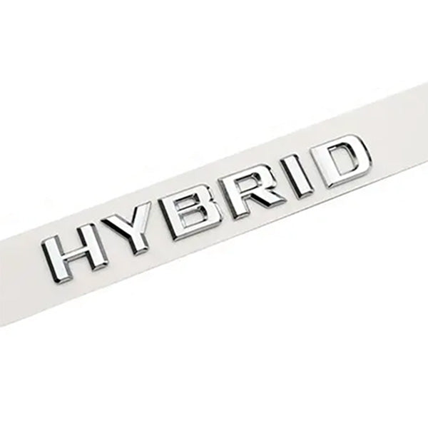 MBZ-HYBRID, High Quality ABS MERCEDES-BENZ  HYBRID Letters Trunk Emblem Sticker