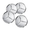 MBZ-RIMCAP-75, Pack 4 Hub Caps 75mm Blue For Mercedes Logo Emblem Center Wheel Cap