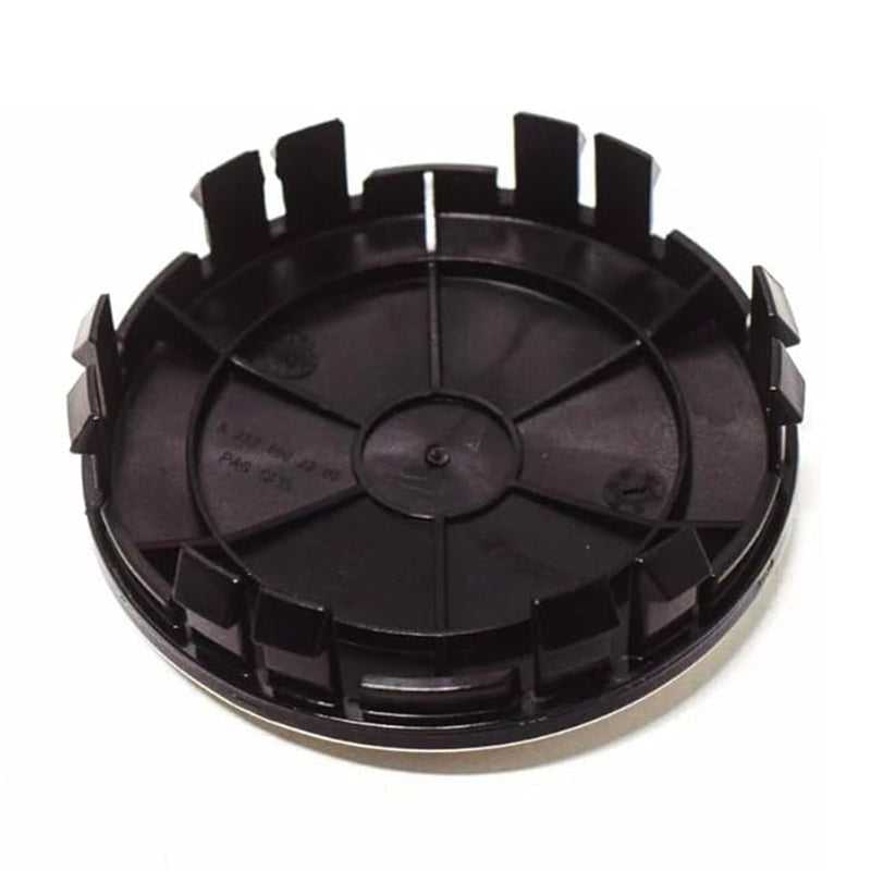 MBZ-RIMCAP-75A, Pack 4 Hub Caps 75mm Blue For Mercedes Logo Emblem Center Wheel Cap