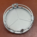 MBZ-RIMCAP-75, Pack 4 Hub Caps 75mm Blue For Mercedes Logo Emblem Center Wheel Cap