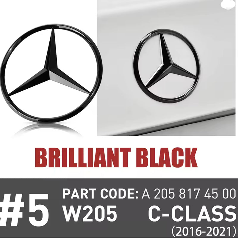 MBZ-TB -W205-C-1621, Mercedes-Benz C Class Trunk Lid Star Emblem Badge Genuine Original,Part No. A 205 817 45 00