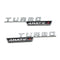 MBZ-TURBO-4MATIC+,  2 PCS High Quality ABS MERCEDES-BENZ  TURBO-4 MATIC+ Letters Fender Emblem Sticker