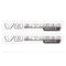 MBZ-V8-BITURBO-4MATIC+, 2 PCS High Quality ABS MERCEDES-BENZ V8-BITURBO-4MATIC+ Letters Fender Emblem Sticker