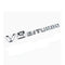 MBZ-V8-BITURBO, High Quality ABS MERCEDES-BENZ V8-BITURBO Letters Emblem Sticker