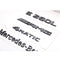 MBZ-HYBRID, High Quality ABS MERCEDES-BENZ  HYBRID Letters Trunk Emblem Sticker