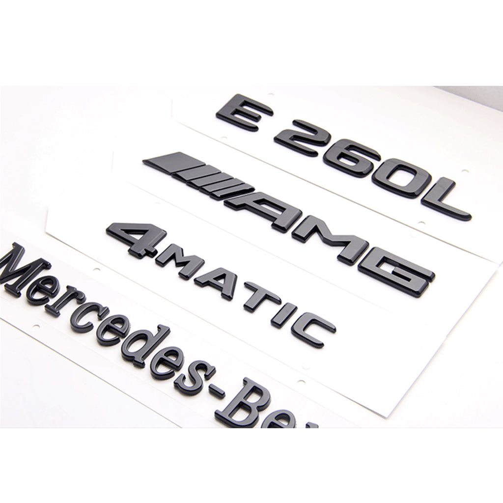MBZ-BLEUTEC, High Quality ABS MERCEDES-BENZ BLUETEC Letters Trunk Embl ...