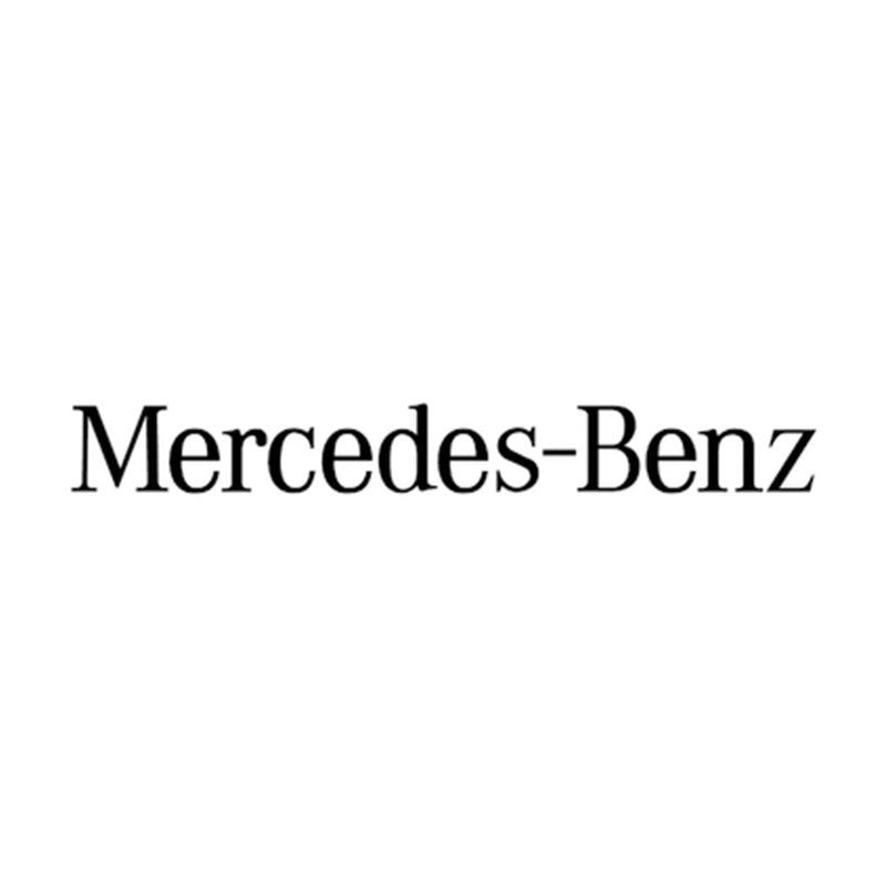 Mercedes-Benz, High Quality ABS MERCEDES-BENZ Letters Trunk Emblem Sticker