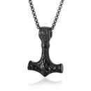 NL-029, Thor's Hammer Titanium Necklace