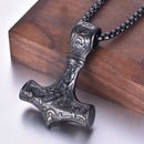 NL-029, Thor's Hammer Titanium Necklace