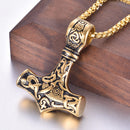 NL-029, Thor's Hammer Titanium Necklace