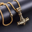 NL-029, Thor's Hammer Titanium Necklace