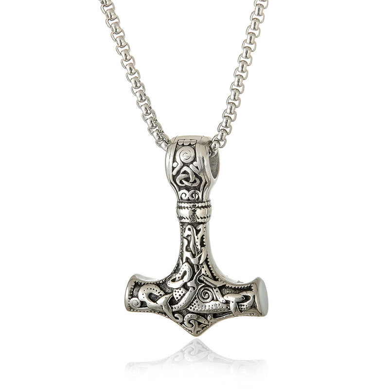 NL-029, Thor's Hammer Titanium Necklace