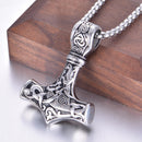 NL-029, Thor's Hammer Titanium Necklace