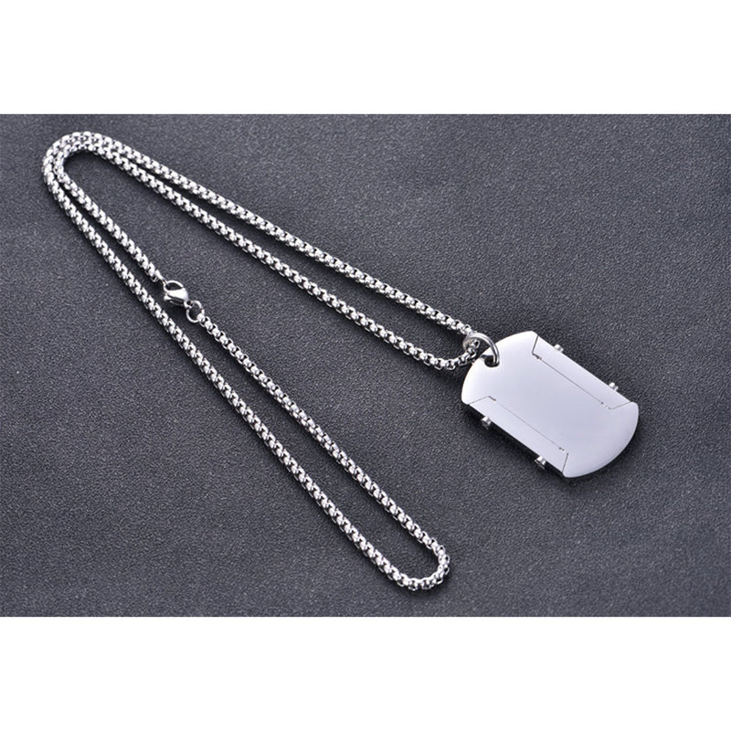 NL-343, Stainless Steel Cross Necklace