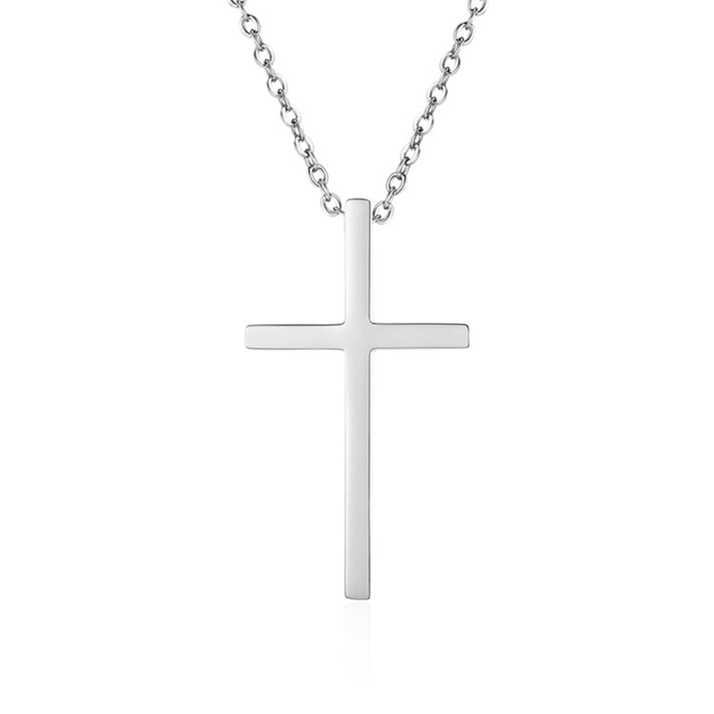 NL-GX1167B, Titanium Cross Necklace