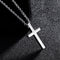 NL-GX1167B, Titanium Cross Necklace