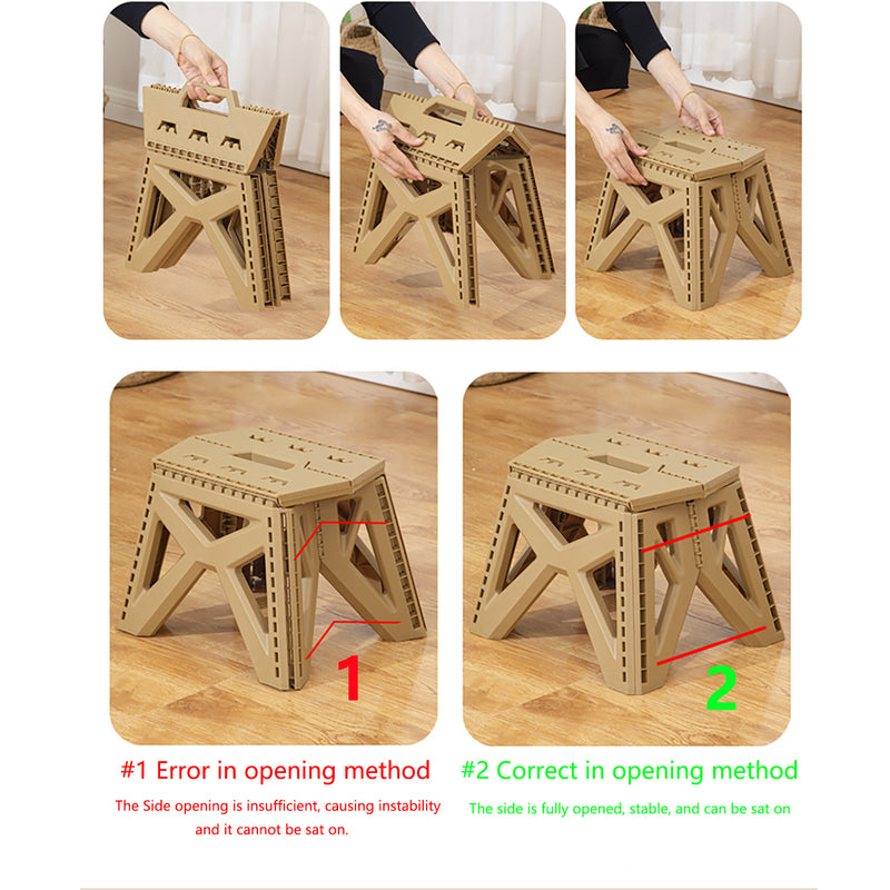 PFS-001,Folding Step Stool for Kids and Adults,For Kitchen,Garden,Bathroom,Camp-4 Colors