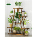 PPS-004, ECO Bamboo-Wood Foldable Plant Pot Stand