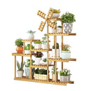 PPS-004, ECO Bamboo-Wood Foldable Plant Pot Stand