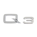 AD-Q3, High Quality ABS Audi Q3 3D Trunk Badges