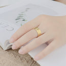 RG-A231，Classic 8mm Brushed Stainless Steel Ring for Couples – 2mm Thick Double-Layer Rings