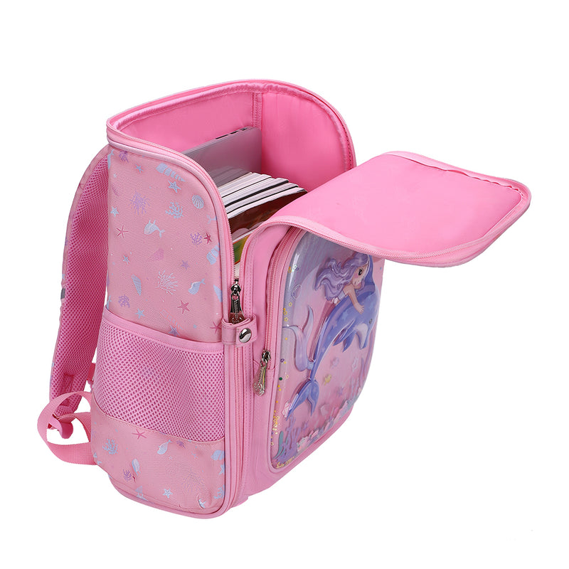 SBP-9382, High Quality 3D Dolphin Pre-School Backpack