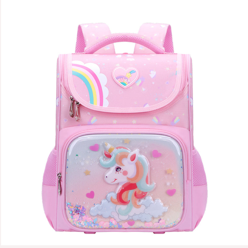 SBP-9388, High Quality 3D Unicorn Pre-School Backpack