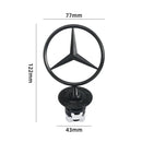 SBSE-BENZ-01,Metal Standing Bonnet Star Emblem,Compatible With Mercedes-Benz – Aftermarket (Non-OEM)