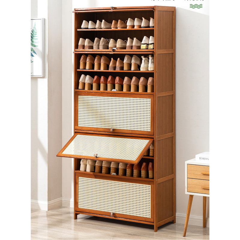 SHR-003, Modern Bamboo-Wood  Shoes Rack