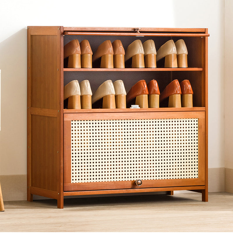 SHR-003, Modern Bamboo-Wood  Shoes Rack