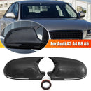 SMC-001-AUDI-A4-0912, AUDI A4 2009~2012,Q3 2009~2012,A5/S6 2009,A6 2009~2011, S8 2008~2009, A3/S3/A8 2009~2010, M Style Gloss Black Side Mirror Covers –  Overlay