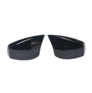 SMC-001-BMW-E60E63-0408, BMW E60E61 & E63E64 2004~2008 Side Mirror Protection Cover Caps – Gloss Black Overlay