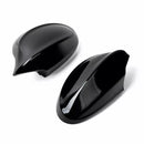 SMC-001-BMW-E90-0507, BMW E90,E91,2005~2007, M Style Gloss Black Side Mirror Cover Caps– Overlay