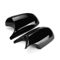 SMC-001-BMW-E90-0811, BMW E90,E91,E92,E93,E81,E82,E87, M Style Gloss Black Side Mirror Cover Caps– Overlay