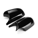 SMC-001-BMW-E90-0811, BMW E90,E91,E92,E93,E81,E82,E87, M Style Gloss Black Side Mirror Cover Caps– Overlay