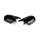 SMC-001-BMW-E90-0811, BMW E90,E91,E92,E93,E81,E82,E87, M Style Gloss Black Side Mirror Cover Caps– Overlay