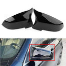 SMC-001-BMW-F10F12, BMW F10 F12 F13 F01 F02 F06 F07 , M Style Gloss Black Side Mirror Cover Caps– Overlay