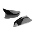 SMC-001-BMW-F10F12, BMW F10 F12 F13 F01 F02 F06 F07 , M Style Gloss Black Side Mirror Cover Caps– Overlay