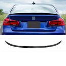 SPO-BMW-3S-F30-1319，BMW 3 Series F30 Black Style Boot Spoiler – Gloss Black