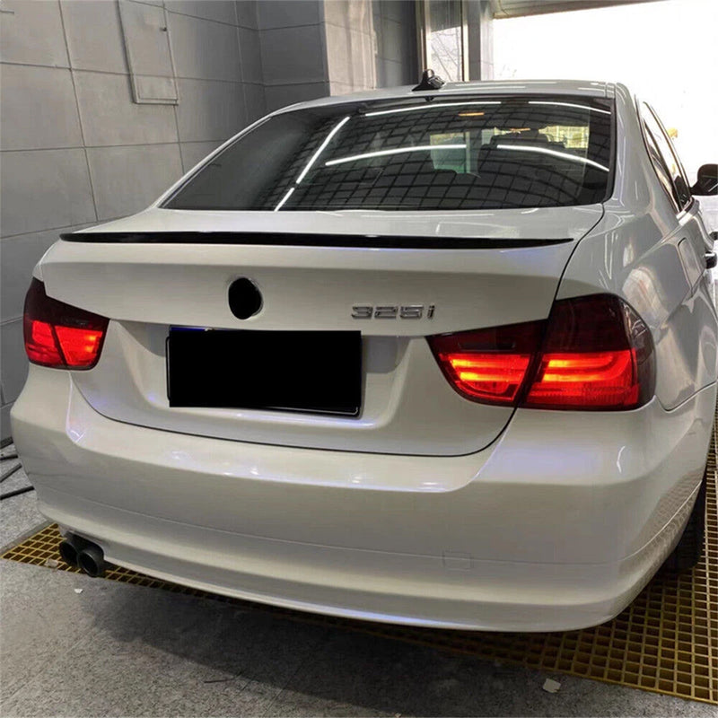 SPO-BMW-3S-F30-1319，BMW 3 Series F30 Black Style Boot Spoiler – Gloss Black