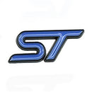 ST-8,Ford ST Alloy Badge – Front Grille or Boot Emblem, 8cm, Multi Colour