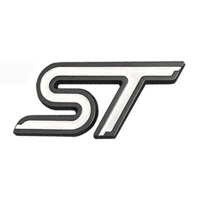 ST-8,Ford ST Alloy Badge – Front Grille or Boot Emblem, 8cm, Multi Colour