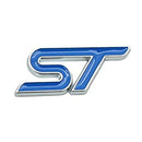 ST-8,Ford ST Alloy Badge – Front Grille or Boot Emblem, 8cm, Multi Colour
