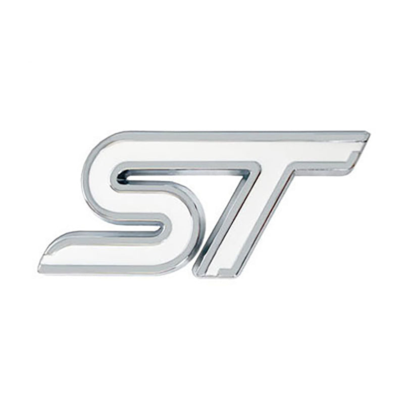ST-8,Ford ST Alloy Badge – Front Grille or Boot Emblem, 8cm, Multi Colour