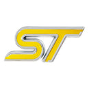 ST-8,Ford ST Alloy Badge – Front Grille or Boot Emblem, 8cm, Multi Colour
